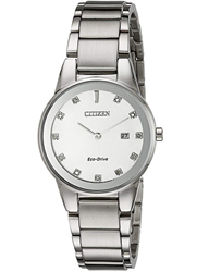 Đồng hồ nữ Citizen GA105051B Axiom Eco - Drive Silver Ladies