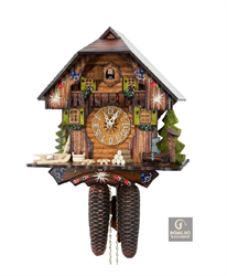 Đồng hồ treo tường Cuckoo Clock 8-day-movement Chalet-Style 30cm by Hekas