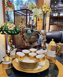 Bộ trà khảm vàng Thái 16 món